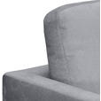 ECKSOFA Grau Chenille  - Silberfarben/Grau, KONVENTIONELL, Textil/Metall (284/143cm) - Carryhome