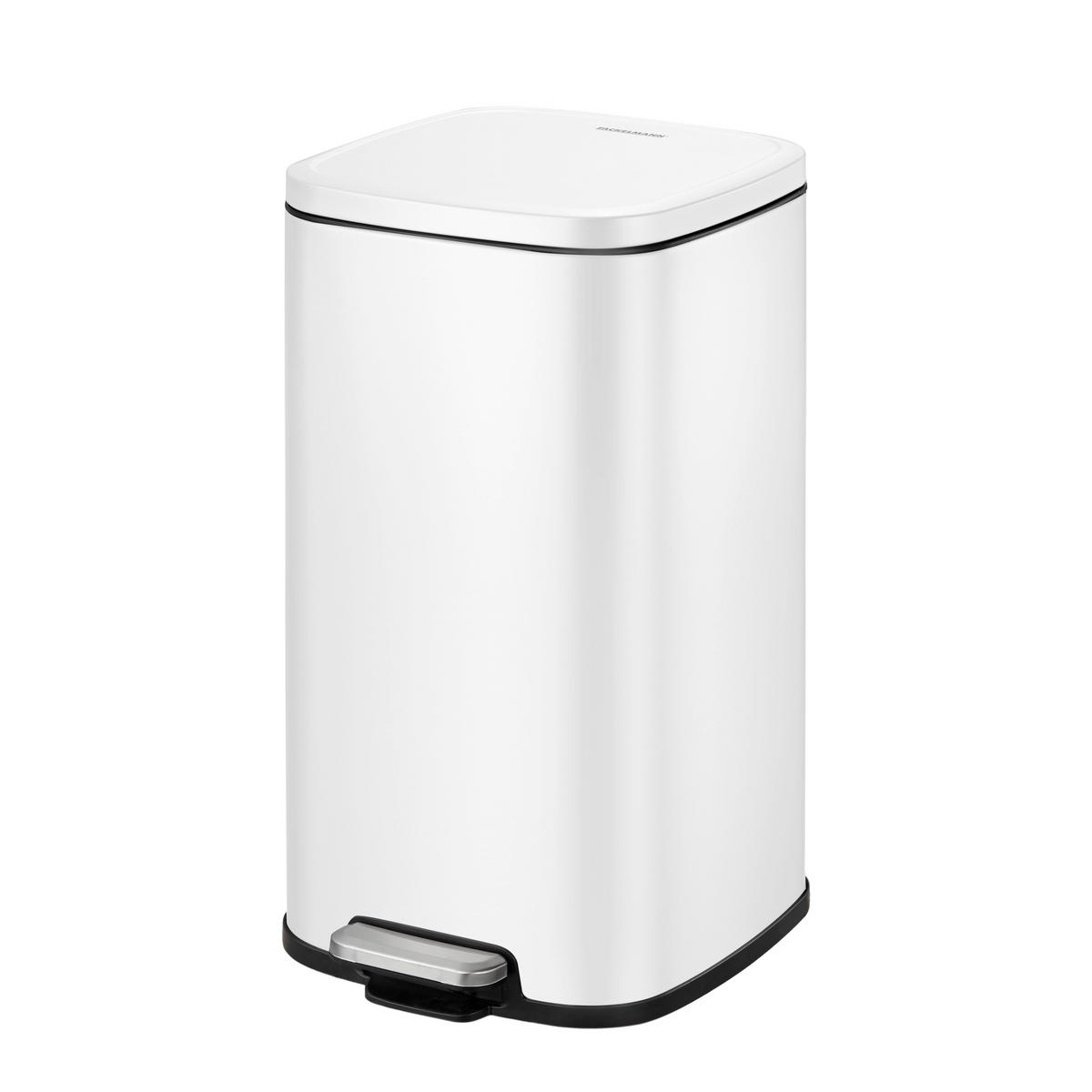 ODPADKOVÝ KÔŠ  6 l - biela/antracitová, Basics, plast (20,5/26,7/29cm) - Fackelmann