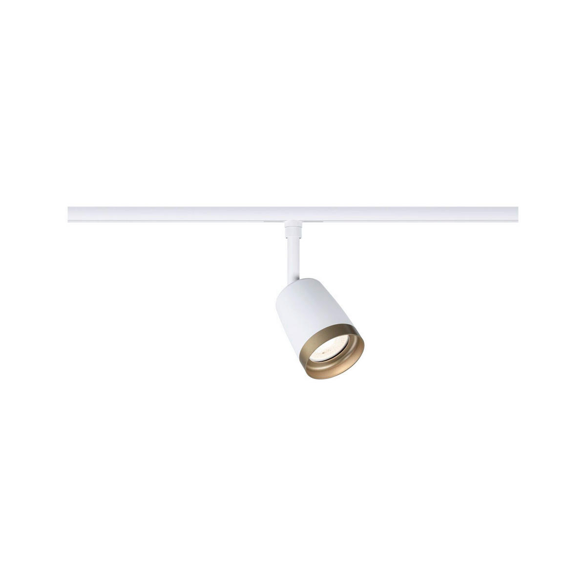 SCHIENENSYSTEM-STRAHLER 6,5/19,3 cm   - Weiß, Design, Metall (6,5/19,3cm) - Paulmann