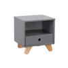 NACHTKÄSTCHEN 40/40/35 cm  in Grau  - Naturfarben/Grau, Design, Holz/Holzwerkstoff (40/40/35cm) - Livetastic