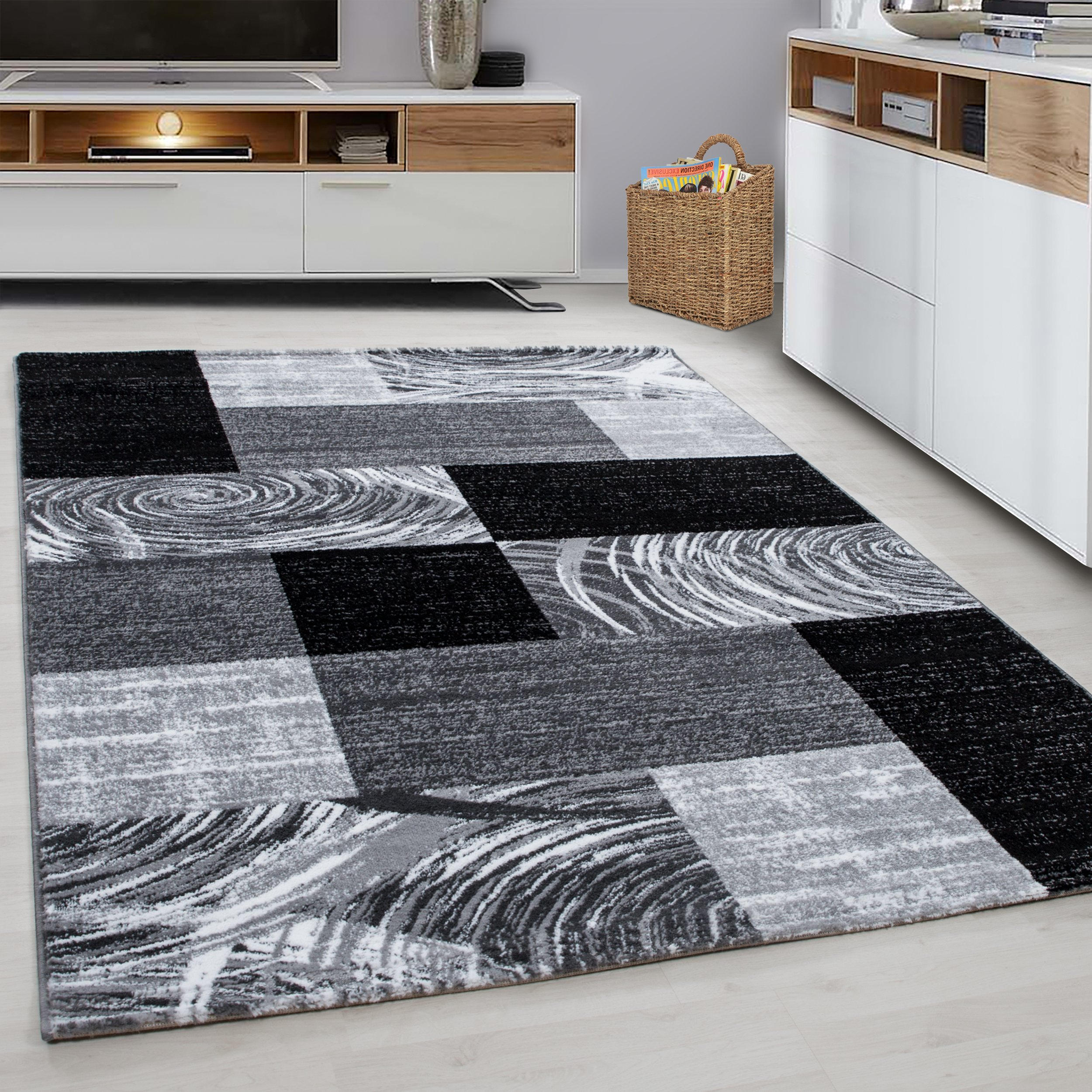 LÄUFER 80/300 cm Parma Schwarz  - Schwarz, KONVENTIONELL, Textil (80/300cm)