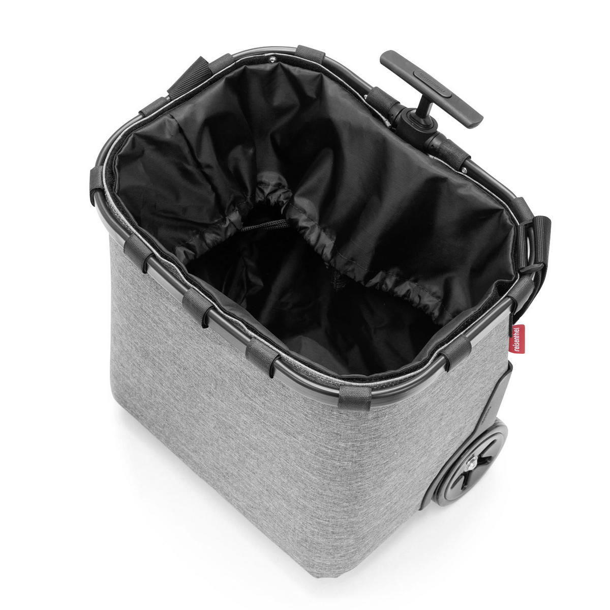 KOLICA ZA KUPOVINU   svijetlo plava, tamno plava  - tamno plava/crna, Basics, tekstil/metal (42/47,5/32cm) - Reisenthel