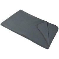 FLEECOVÁ DEKA, polyester, 130/160 cm - antracitová, Basics, textil (130/160cm) - Boxxx