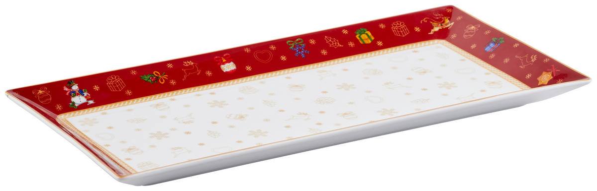 SERVERINGSTALLRIK CHRISTMAS TOYS   18/36 cm   - röd, Klassisk, keramik (18/36cm) - X-Mas