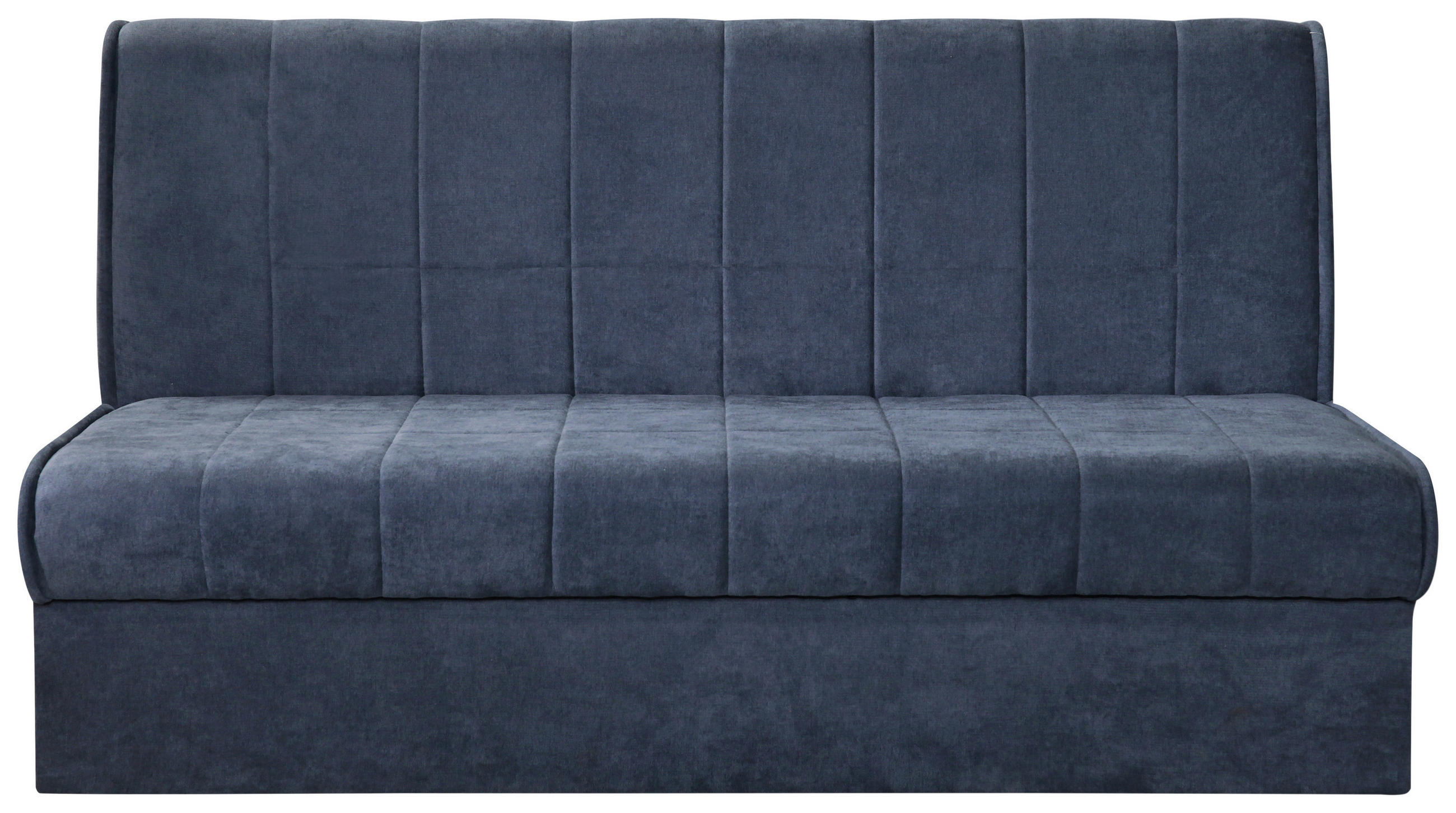 ZOFA S POSTELJNO FUNKCIJO,  modra tekstil  - modra/črna, Konvencionalno, tekstil (166/87/110cm) - Boxxx