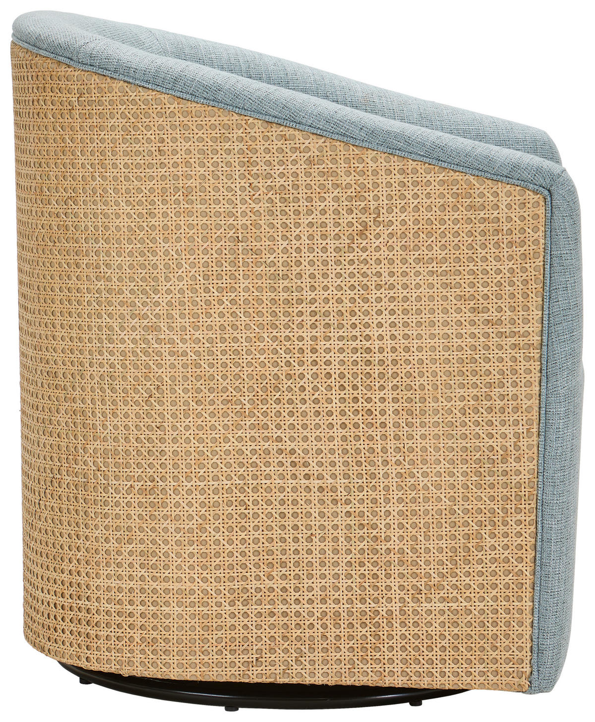 COCKTAILSESSEL Webstoff Blau    - Blau/Schwarz, Trend, Holz/Textil (69.5/75.5/65.6cm) - Livetastic