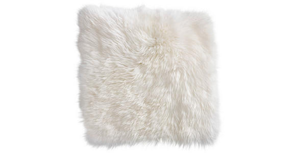 SITZKISSEN 34/34 cm - Weiß, KONVENTIONELL, Textil/Fell (34/34cm) - Esposa