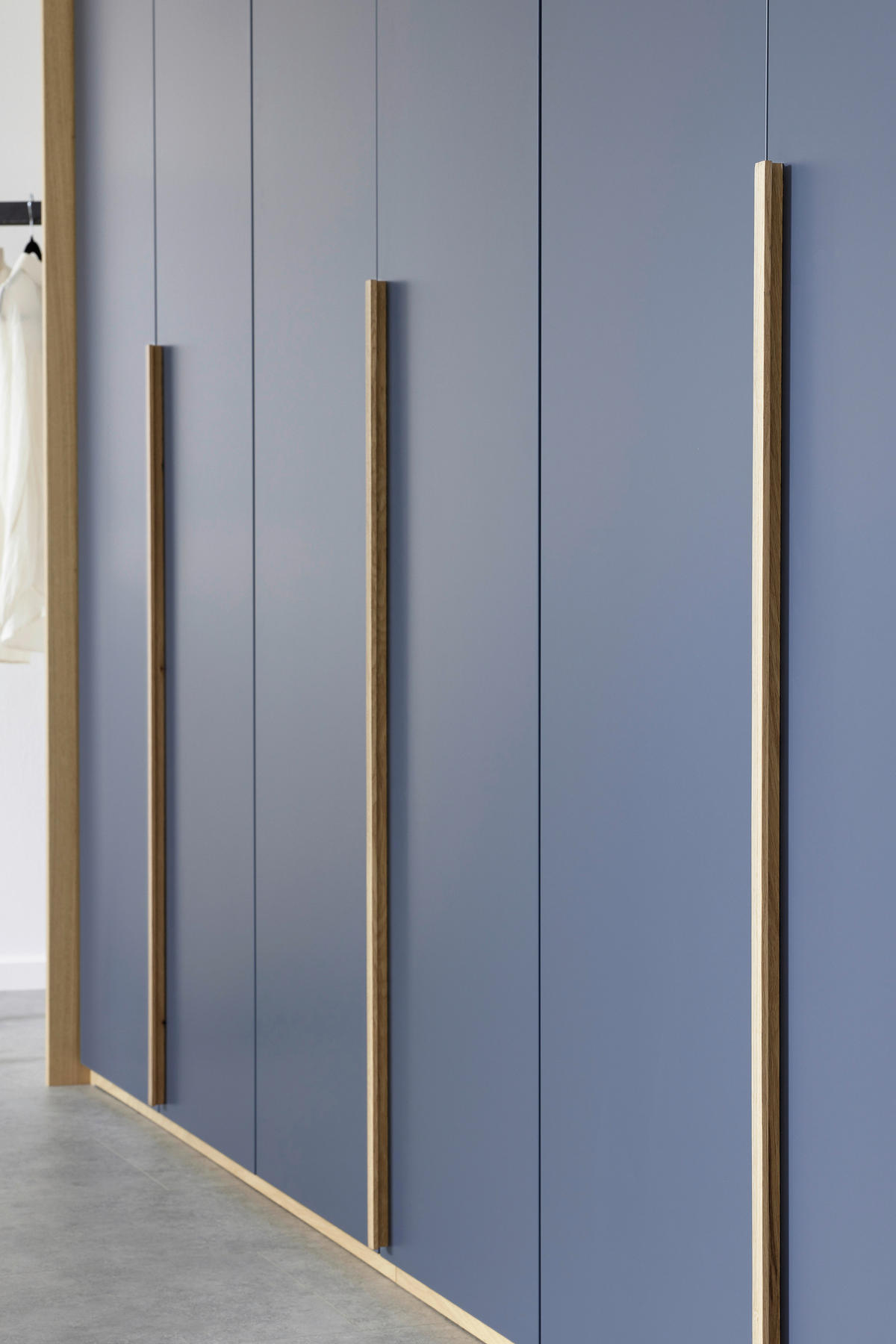 SCHLAFZIMMER Blau, Eichefarben  - Blau/Eichefarben, Design, Holz/Holzwerkstoff (180/200cm) - Musterring
