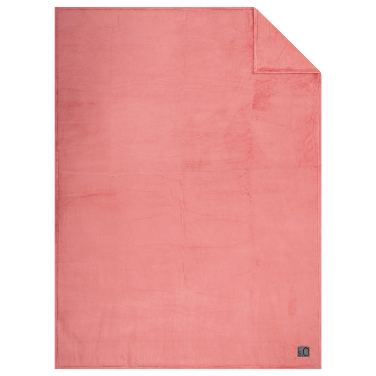DOMÁCA DEKA, polyester, 150/200 cm - koralová, Basics, textil (150/200cm) - S. Oliver
