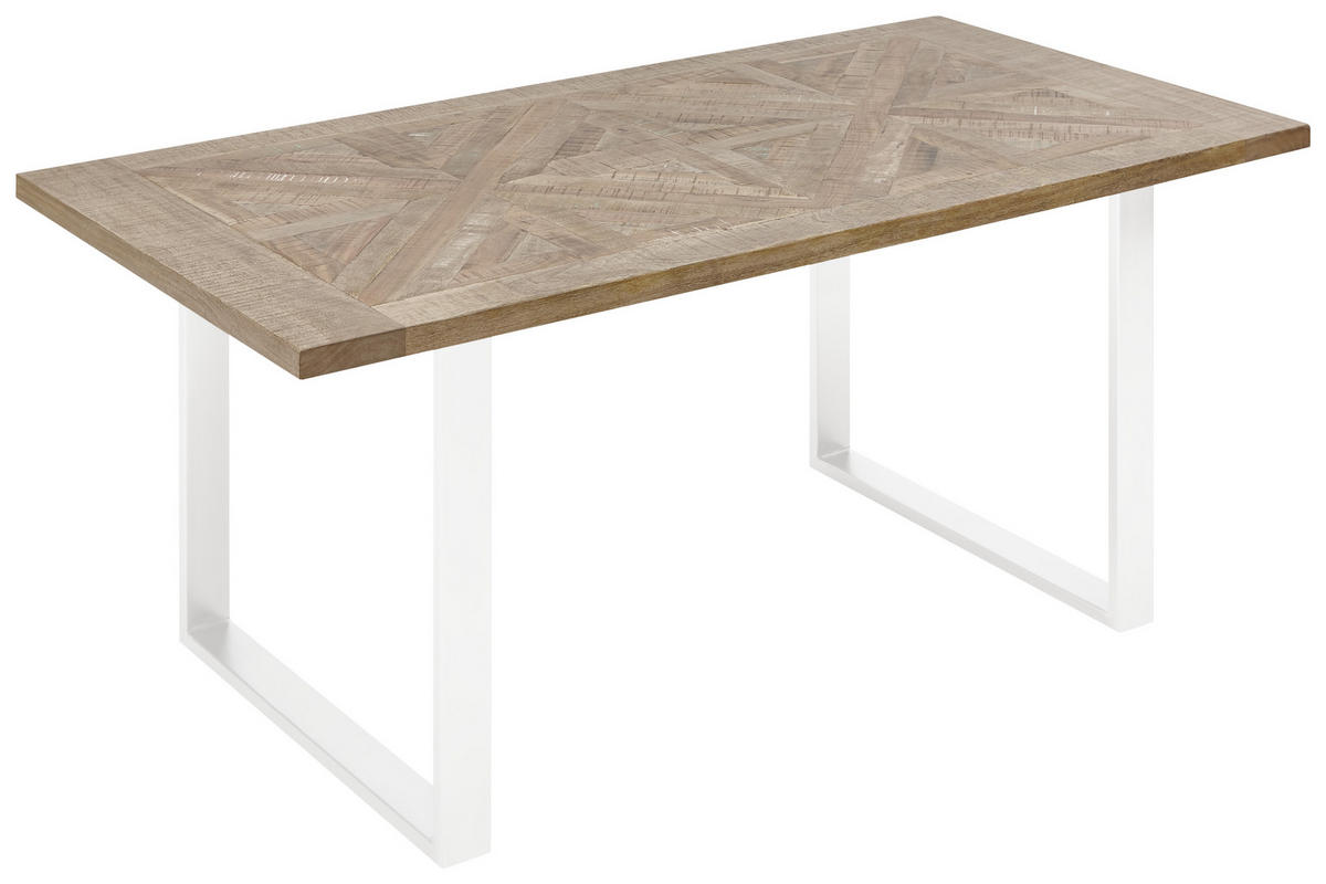 TISCHGESTELL Edelstahlfarben  - Edelstahlfarben, Design, Metall (78/7,5/72cm) - Valdera
