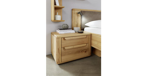SCHLAFZIMMER Braun, Buchefarben - Buchefarben/Braun, Design, Holz (180/200cm) - Valnatura
