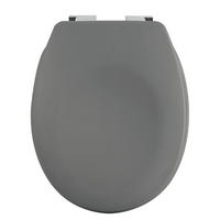 WC-SITZ - Anthrazit, Basics, Kunststoff (45.5/37/5.5cm) - Spirella