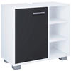 WASCHBECKENUNTERSCHRANK 60/54,8/30 cm  - Weiss/Schwarz, Modern, Holzwerkstoff/Kunststoff (60/54,8/30cm) - MID.YOU