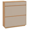 SCHUHKIPPER  in 101/111/31 cm  - Sandfarben/Eiche Bianco, Basics, Holz/Holzwerkstoff (101/111/31cm)