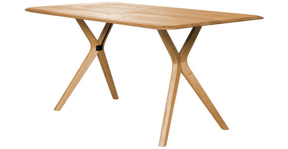 ESSTISCH Eiche vollmassiv rechteckig Eichefarben  - Eichefarben, KONVENTIONELL, Holz (180/90/76cm) - Linea Natura