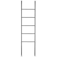 HANDTUCHHALTER Schwarz  - Schwarz, Basics, Metall (45/2/175cm) - Aquanova