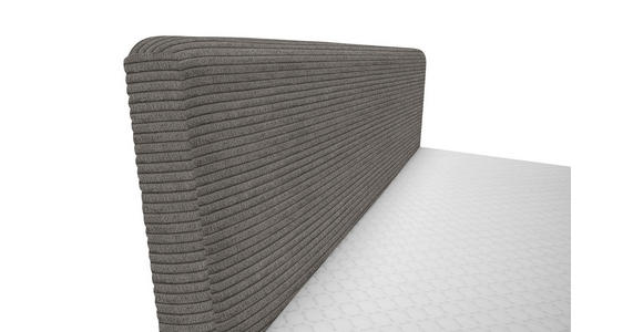 BOXBETT 160/200 cm in Taupe - Taupe/Schwarz, Design, Holz/Holzwerkstoff (160/200cm) - Xora