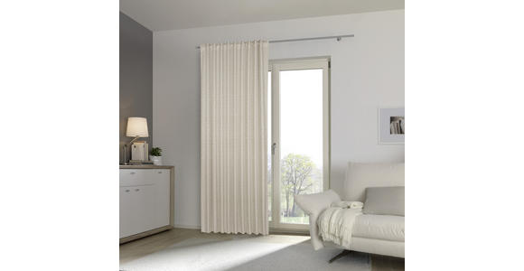 FERTIGVORHANG blickdicht - Creme, KONVENTIONELL, Textil (140/245cm) - Esposa