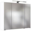 SPIEGELSCHRANK 80/66/20 cm  - Chromfarben/Weiß, Design, Glas/Holzwerkstoff (80/66/20cm) - Held