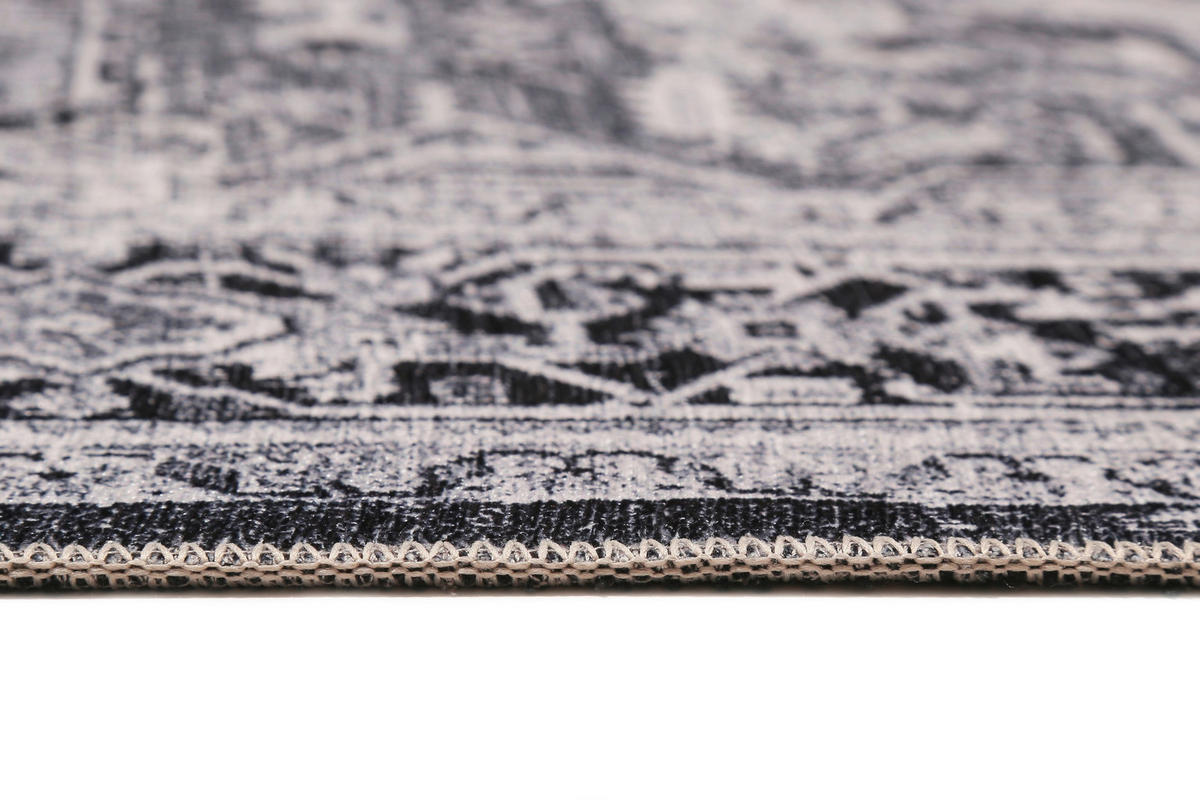 FLACHWEBETEPPICH 130/190 cm Seelace Grau  - Grau, Design, Textil (130/190cm) - Novel