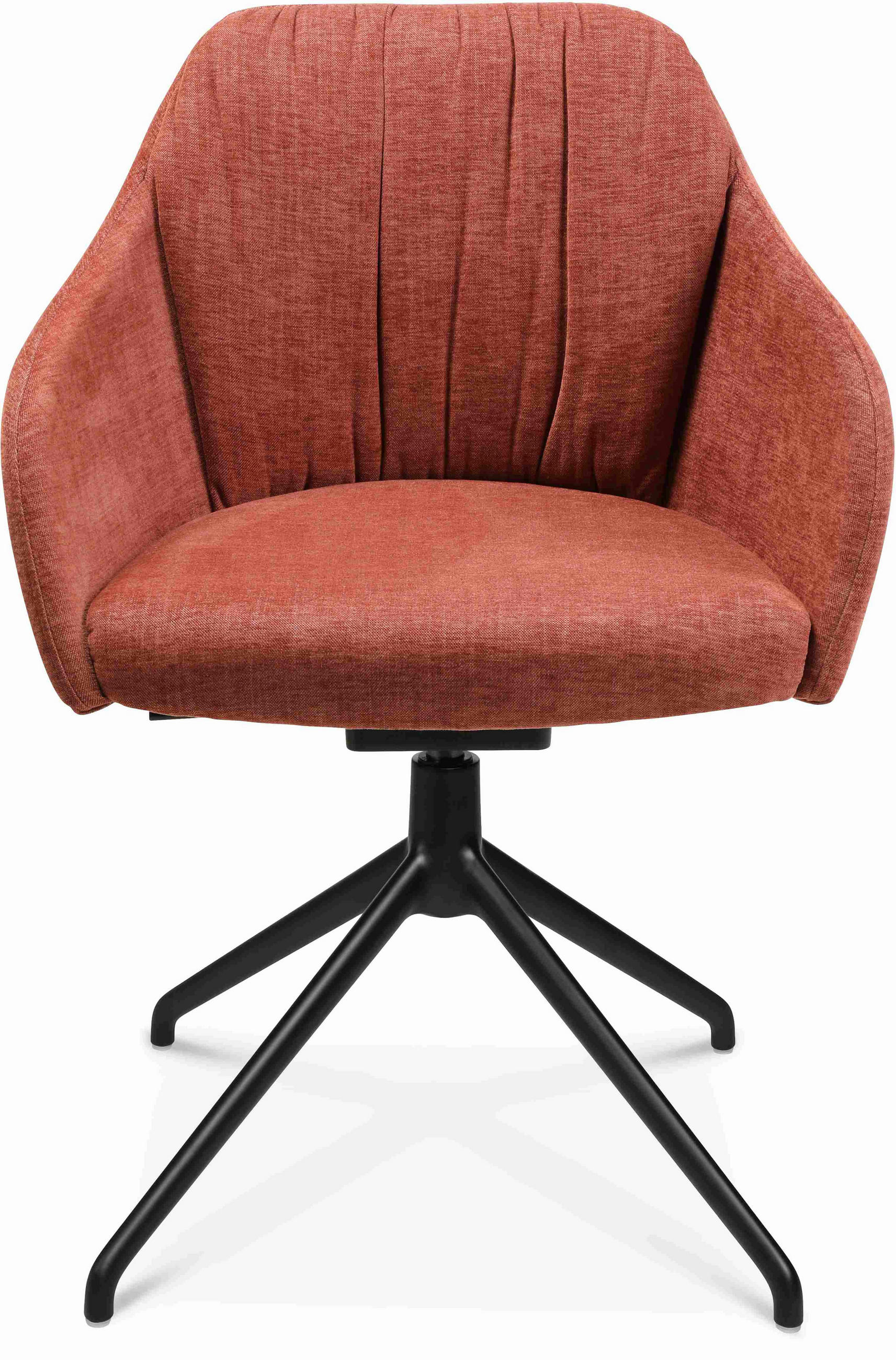 ARMLEHNSTUHL  in Aluminium Velours  - Rot/Schwarz, Design, Textil/Metall (58/81,5-84,5/60cm) - Johann Jakob