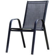 VRTNA STOLICA - crna, Moderno, metal/tekstil (55/92/73cm) - Ambia Garden