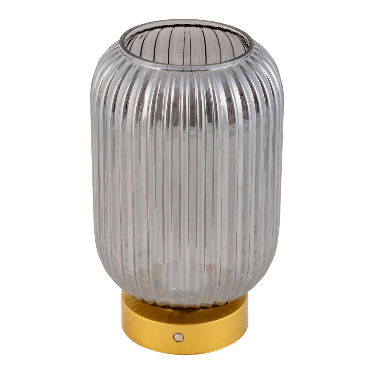 AKKU-TISCHLEUCHTE Modern 14/23 cm    - Goldfarben, MODERN, Glas/Kunststoff (14/23cm) - Näve