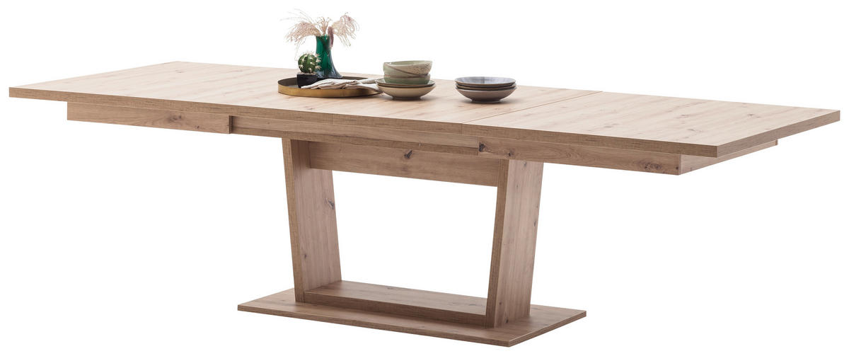 ESSTISCH in Holzwerkstoff 180-280/100/77 cm   - Eichefarben, Design, Holzwerkstoff (180-280/100/77cm) - Livetastic