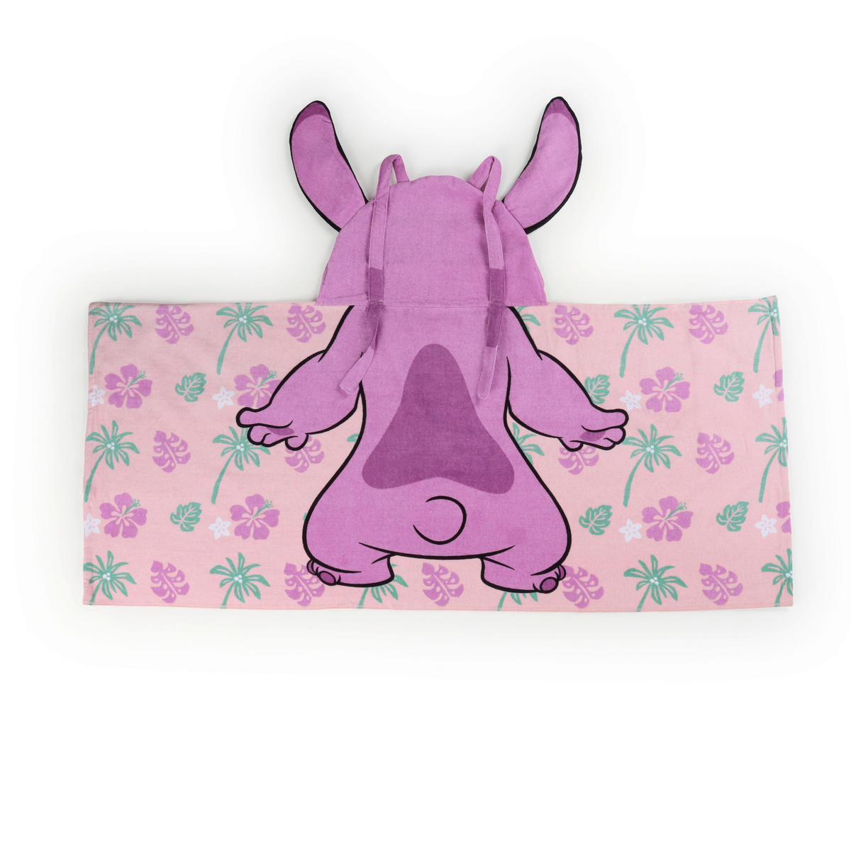 KAPUZENBADETUCH DISNEY LILO AND STITCH 130/56 cm  - Pink, Basics, Textil (130/56cm)