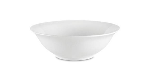 SALATSCHÜSSEL  Round 23 cm  - Weiß, Basics, Keramik (23cm) - Boxxx