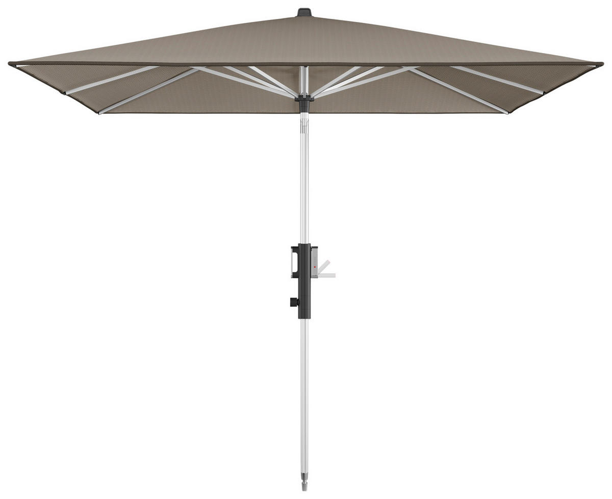 SONNENSCHIRM 245 x 245 cm Sandfarben  - Sandfarben/Silberfarben, KONVENTIONELL, Textil/Metall (245/245cm) - KNIRPS