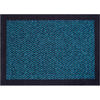 FUßMATTE 50/70 cm Herringbone  - Blau/Schwarz, KONVENTIONELL, Kunststoff/Textil (50/70cm) - Grund