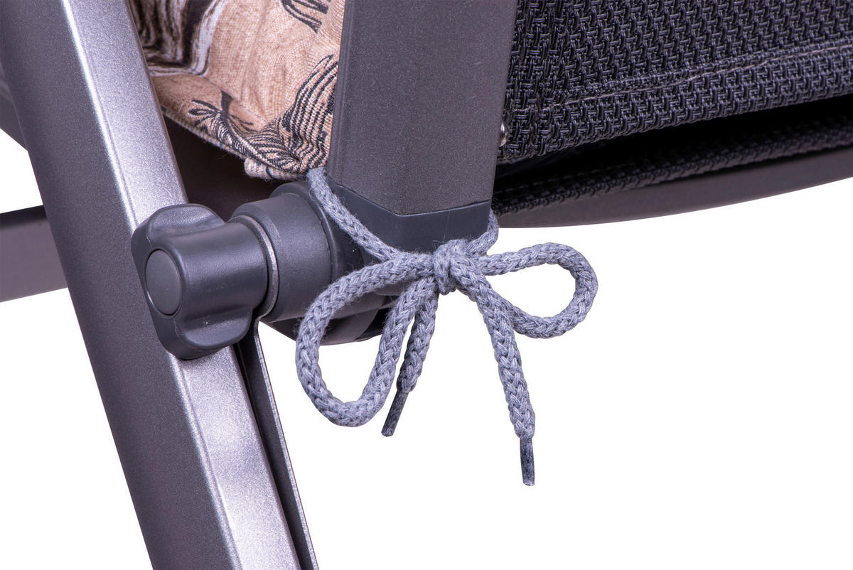 JASTUK ZA STOLICU  50/7/108 cm    - bijela/crna, Design, tekstil (50/7/108cm)