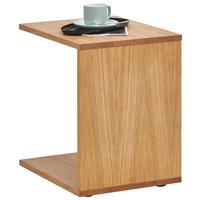 BEISTELLTISCH in Holz 37/44/50 cm  - Eichefarben, Design, Holz/Kunststoff (37/44/50cm) - Joka