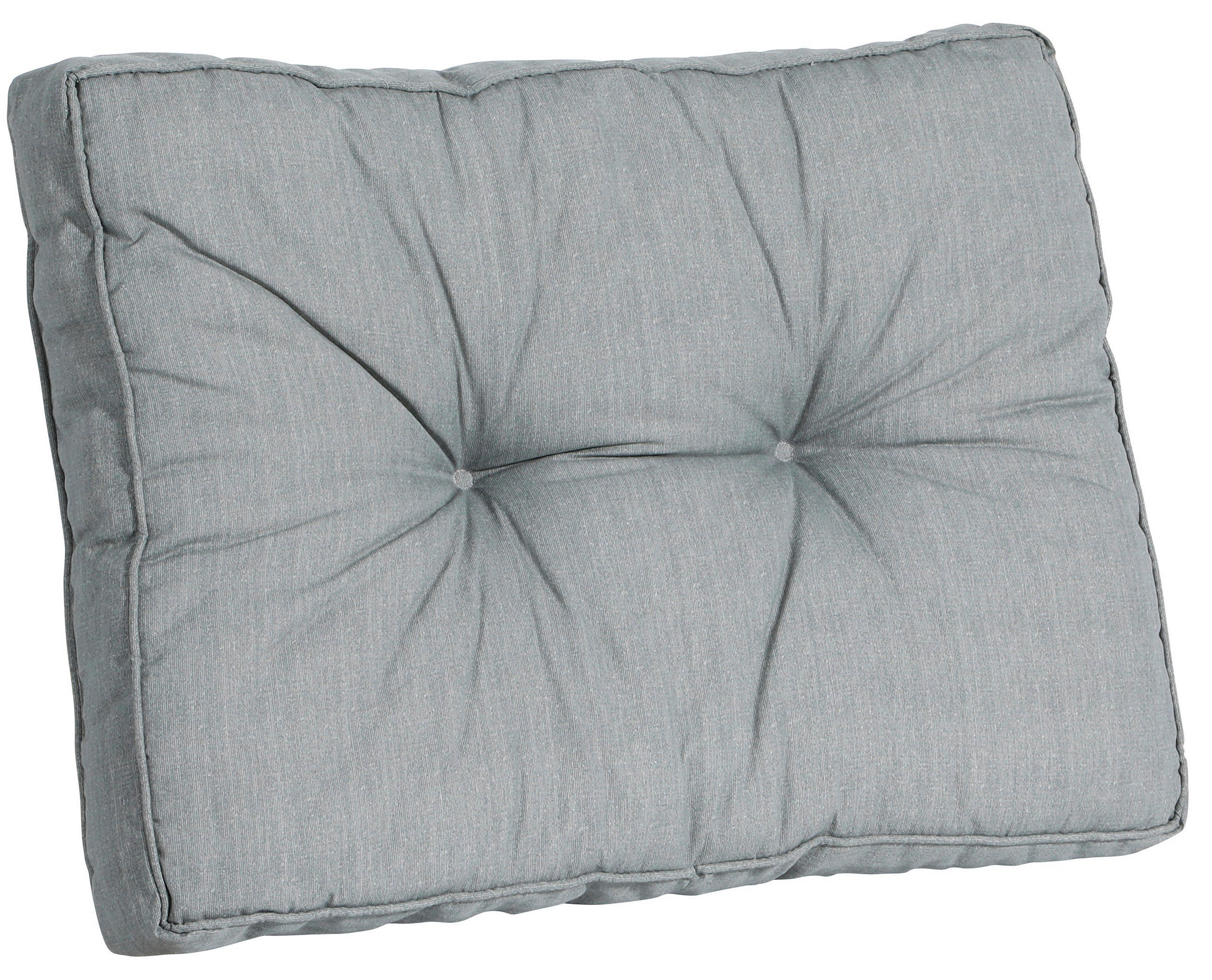 RÜCKENKISSEN  - Grau, Basics, Textil (60/43/8cm)