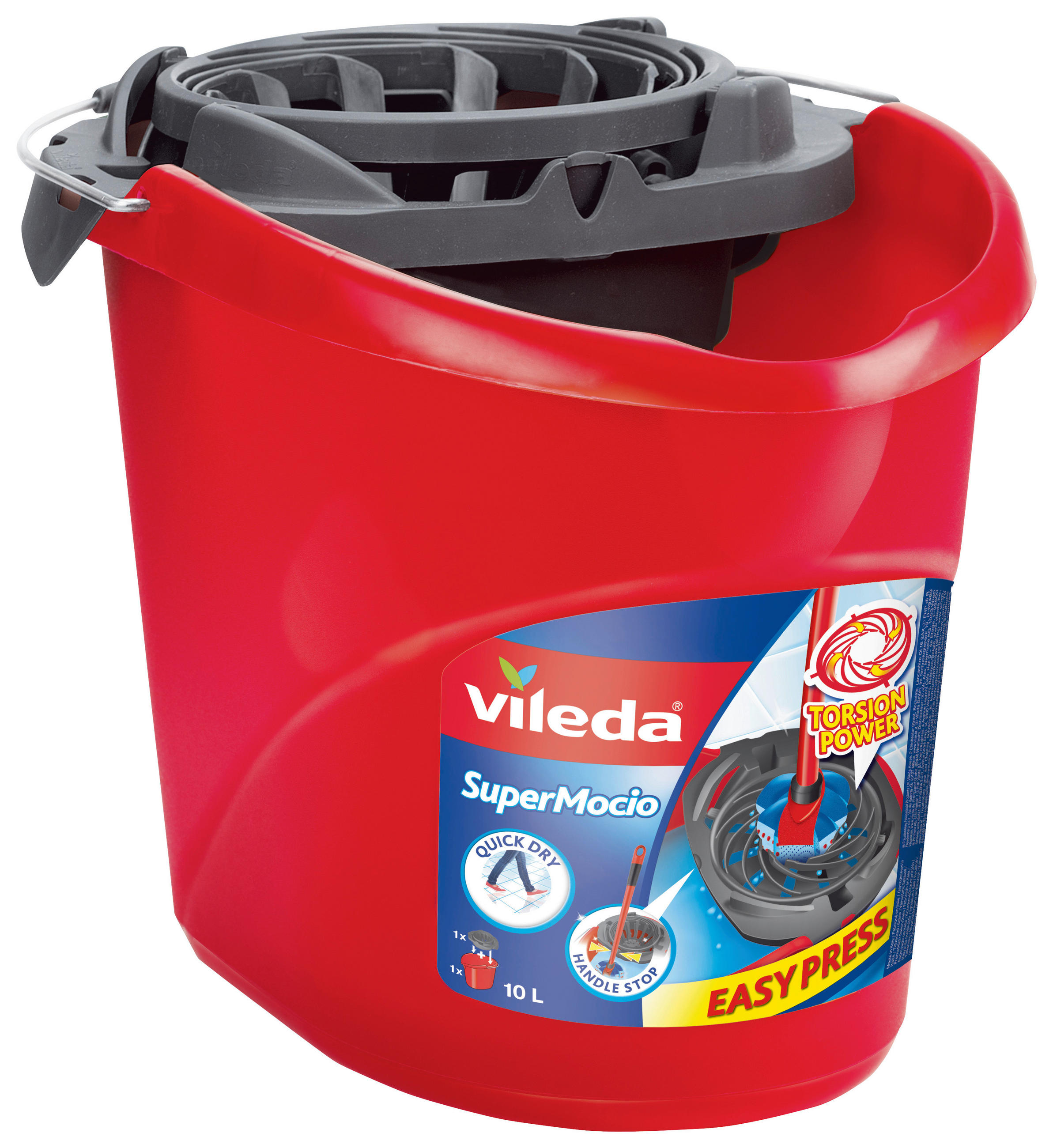 Hink+insats, Vileda Supermocio - Basics, plast (27/35/16cm) - Best Price