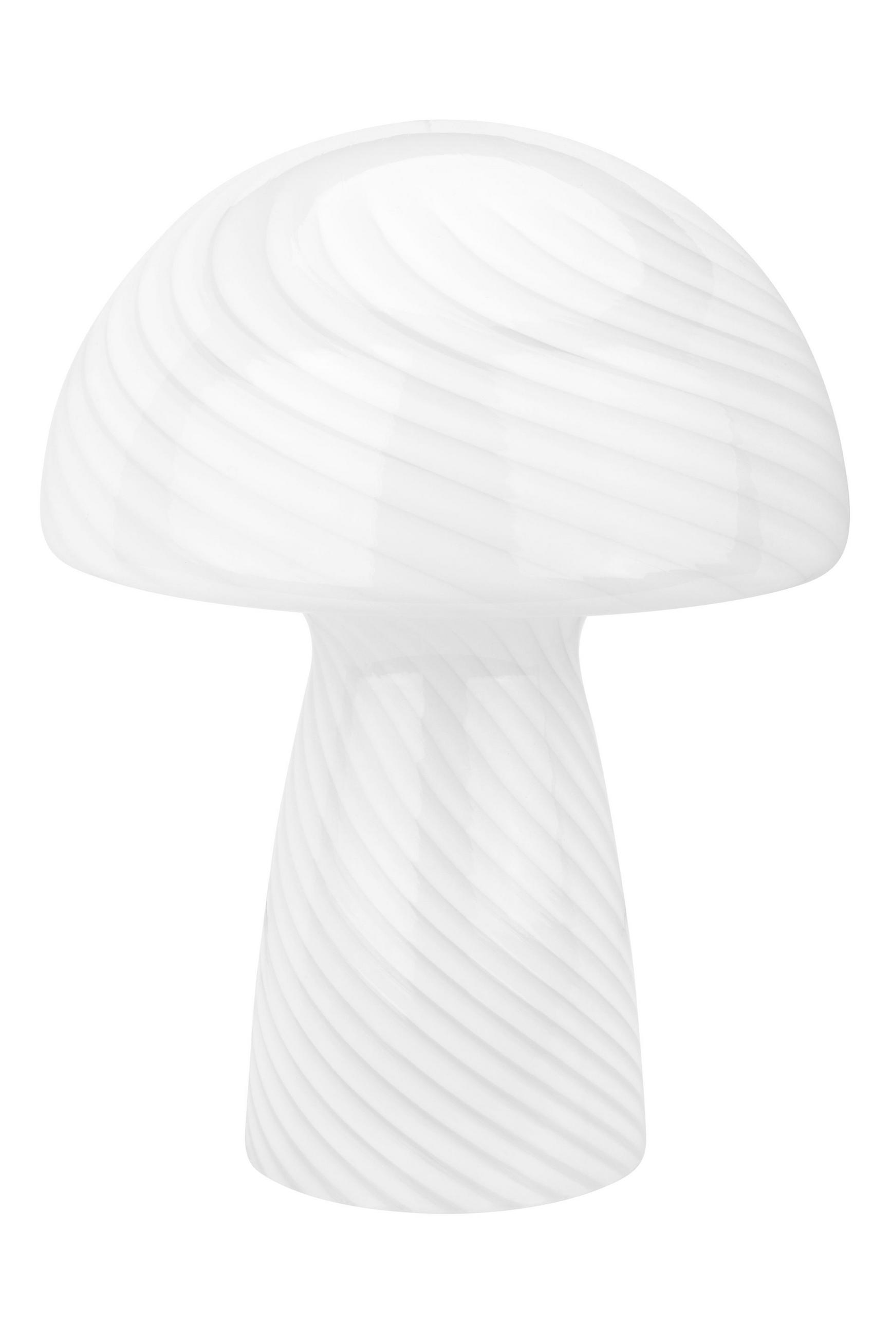 TISCHLEUCHTE 21/28 cm   - Weiß, KONVENTIONELL, Glas (21/28cm) - Novel