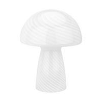 TISCHLEUCHTE  21/28 cm    - Weiß, KONVENTIONELL, Glas (21/28cm) - Novel