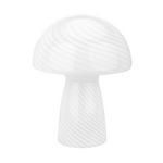 TISCHLEUCHTE 21/28 cm   - Weiß, KONVENTIONELL, Glas (21/28cm) - Novel