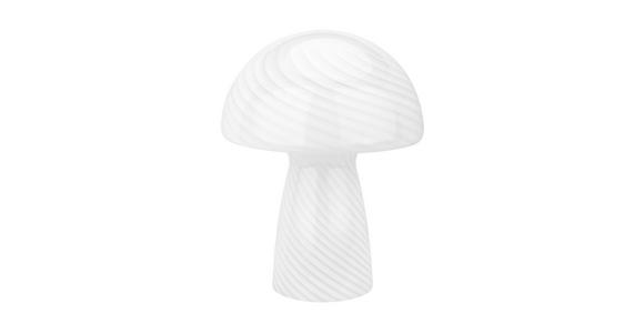 TISCHLEUCHTE 21/28 cm   - Weiß, KONVENTIONELL, Glas (21/28cm) - Novel