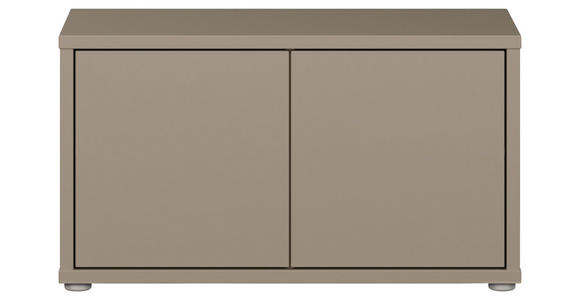GARDEROBENBANK - Taupe/Grau, MODERN, Kunststoff (74,5/41,5/34,9cm) - Carryhome