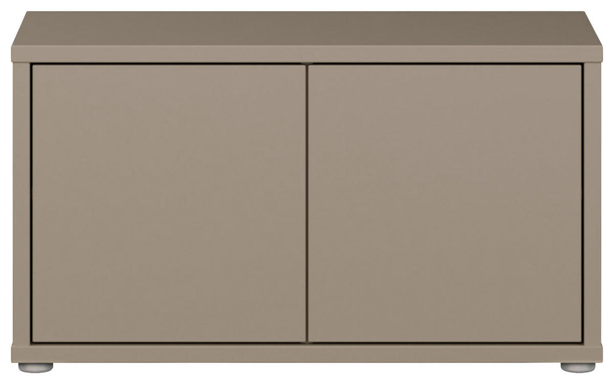 GARDEROBENBANK - Taupe/Grau, MODERN, Kunststoff (74,5/41,5/34,9cm) - Carryhome