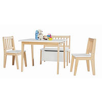 KINDERSITZGRUPPE David Weiss Naturfarben, Weiß  - Naturfarben/Weiß, Basics, Holz - My Baby Lou