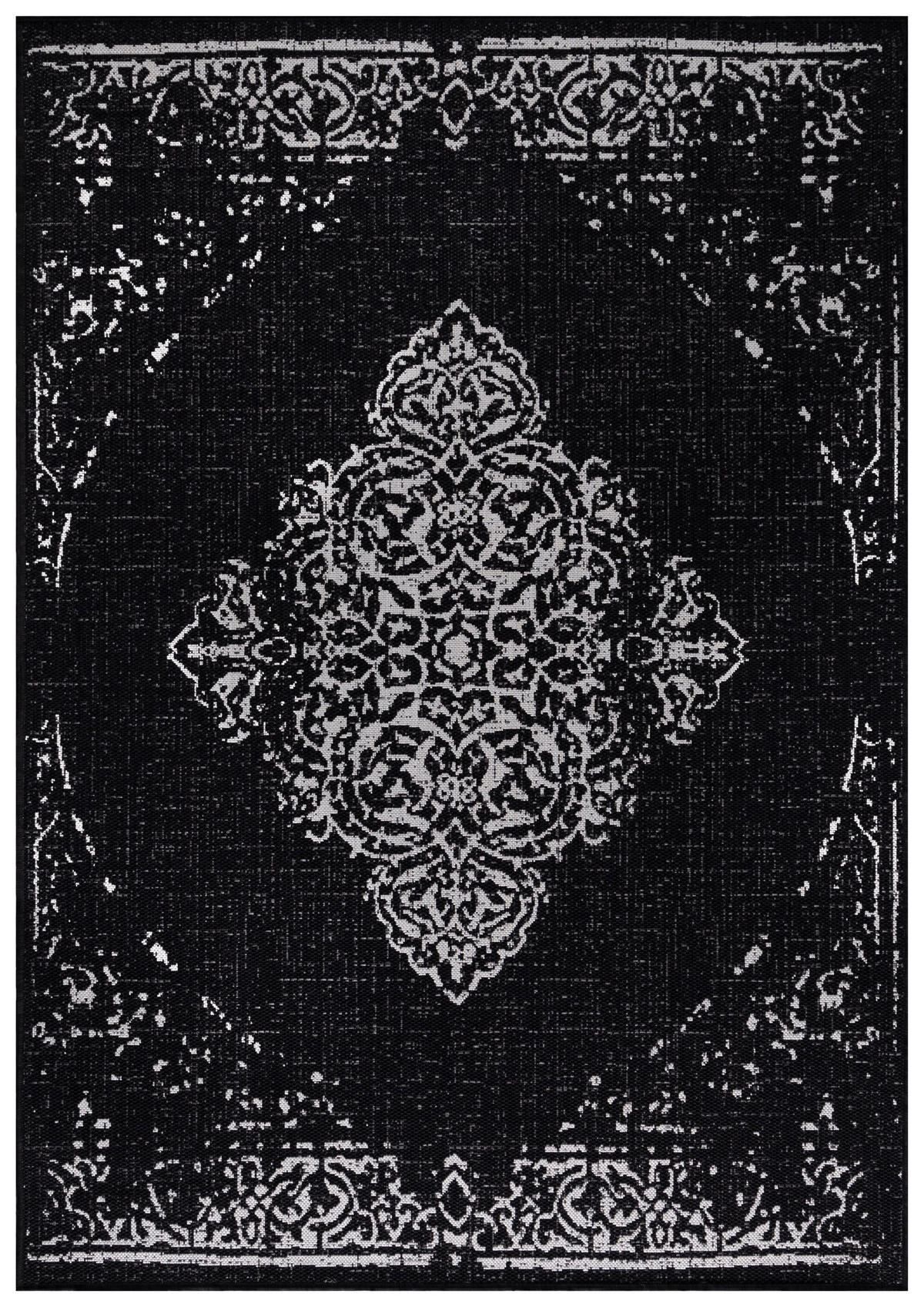 OUTDOORTEPPICH 240/340 cm Sunny Schwarz  - Schwarz, Design, Textil (240/340cm) - Novel