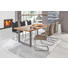 ESSTISCH Wildeiche massiv rechteckig Eichefarben - Eichefarben, Design, Holz/Metall (180/100/75cm) - Carryhome