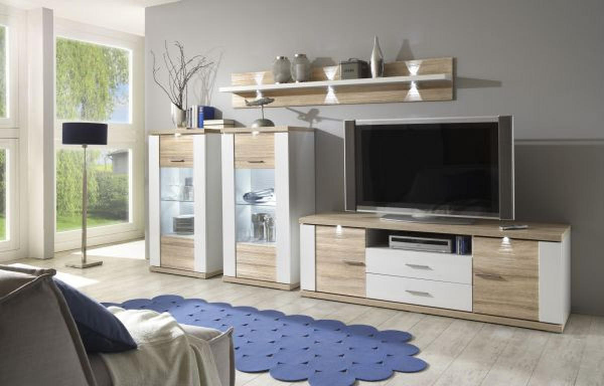 REGAL ZA DNEVNI BORAVAK   - Design (322,70/206,60/50cm) - Xora