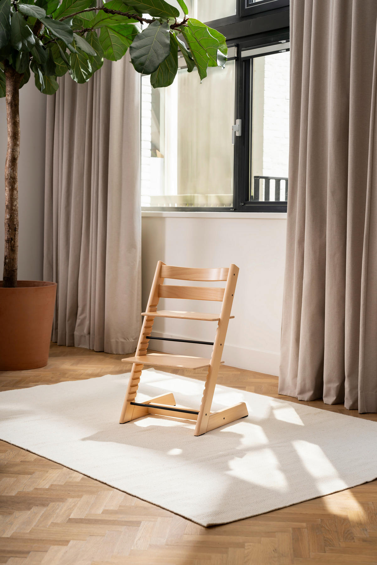 HOCHSTUHL Tripp Trapp Naturfarben Natur  - Naturfarben, Basics, Holz (46/79/49cm) - Stokke