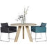 ESSTISCH Eiche massiv Eichefarben, Naturfarben - Eichefarben/Naturfarben, Trend, Holz (129/129/76cm) - Carryhome