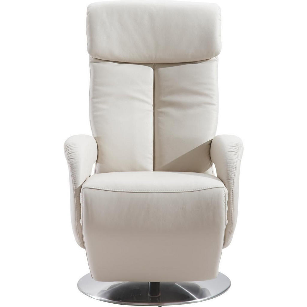 Thumbnail - Cantus Relaxsessel, Beige, Leder, Echtleder, Color-Finish-Leder, Longlife-Leder, 70x114x80 cm, Goldenes M, Fußauswahl, L...