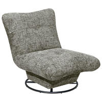 FOTELJA 96/75/93 cm , siva  - siva/crna, Konvencionalno, tekstil/metal (96/75/93cm) - MID.YOU